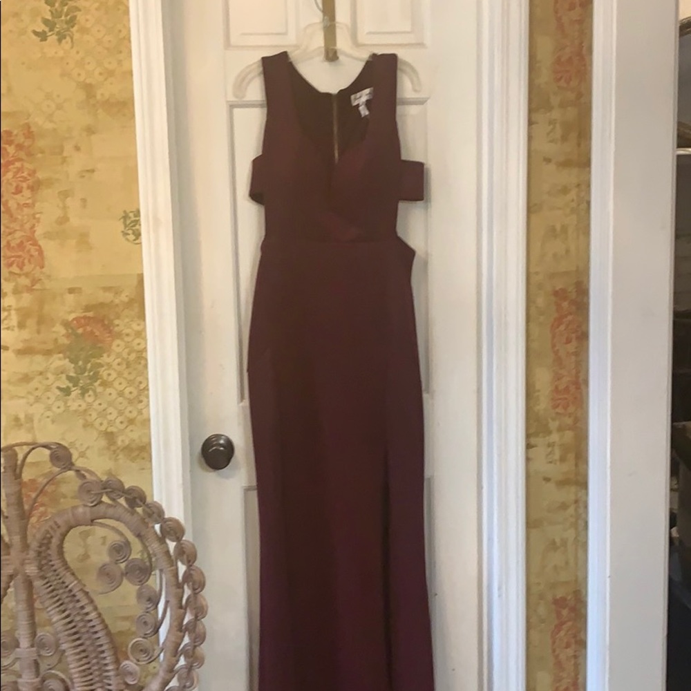 Floor length prom dress